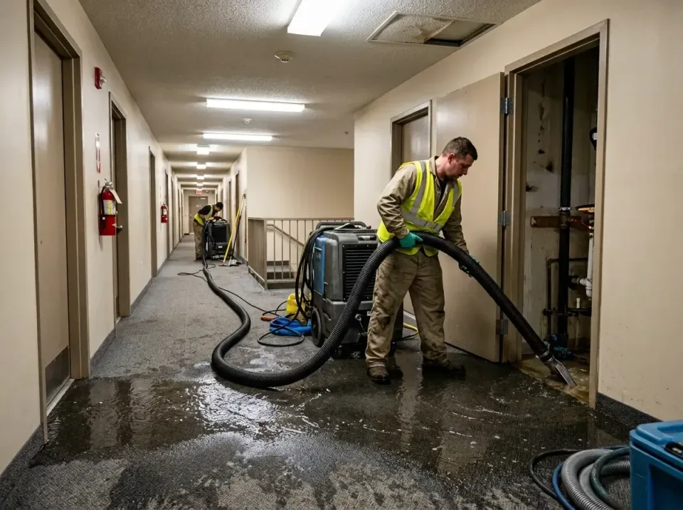 multi-unit-apartment-hallway-f-005 — frequently asked questions, Emergency Burst Pipe Water Extraction & Removal in Ruston,…